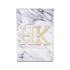 Luxury Passport Holder - White Marble - The Signature Box