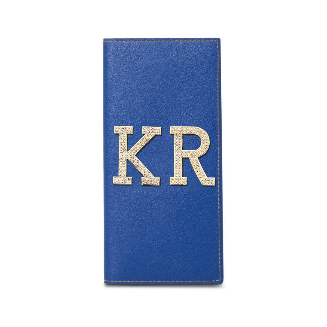 Luxury Travel Folder - Dark Blue - The Signature Box