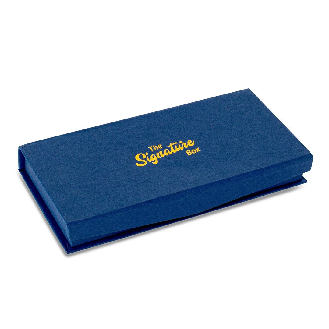 Luxury Travel Folder - Gold Glitter - The Signature Box