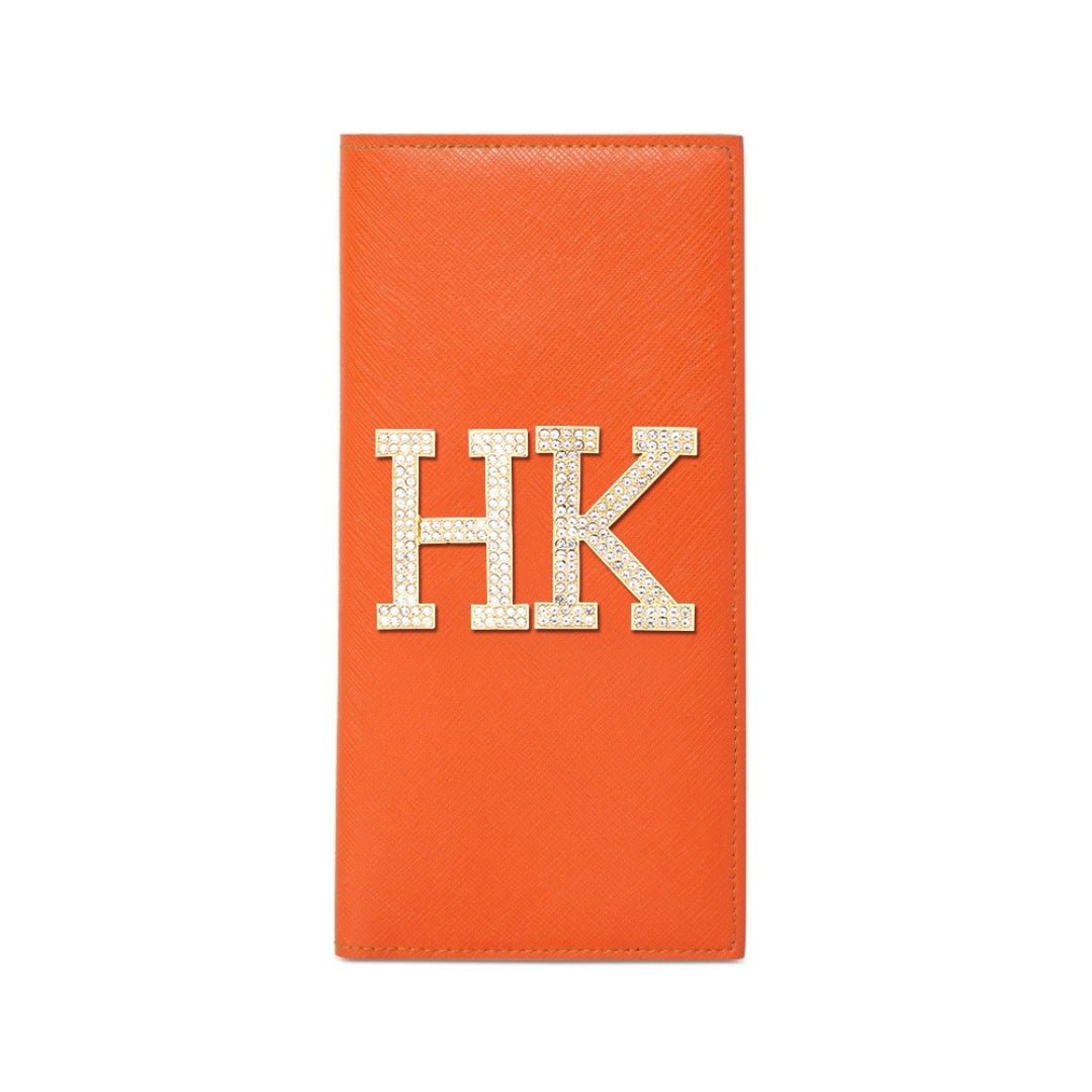 Luxury Travel Folder - Orange - The Signature Box