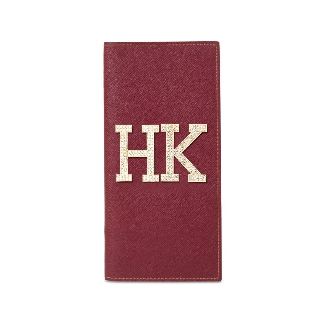 Personalised Travel Folder - Brown - The Signature Box