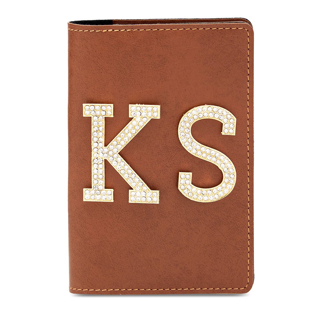 Luxury Passport Holder - Brown - The Signature Box