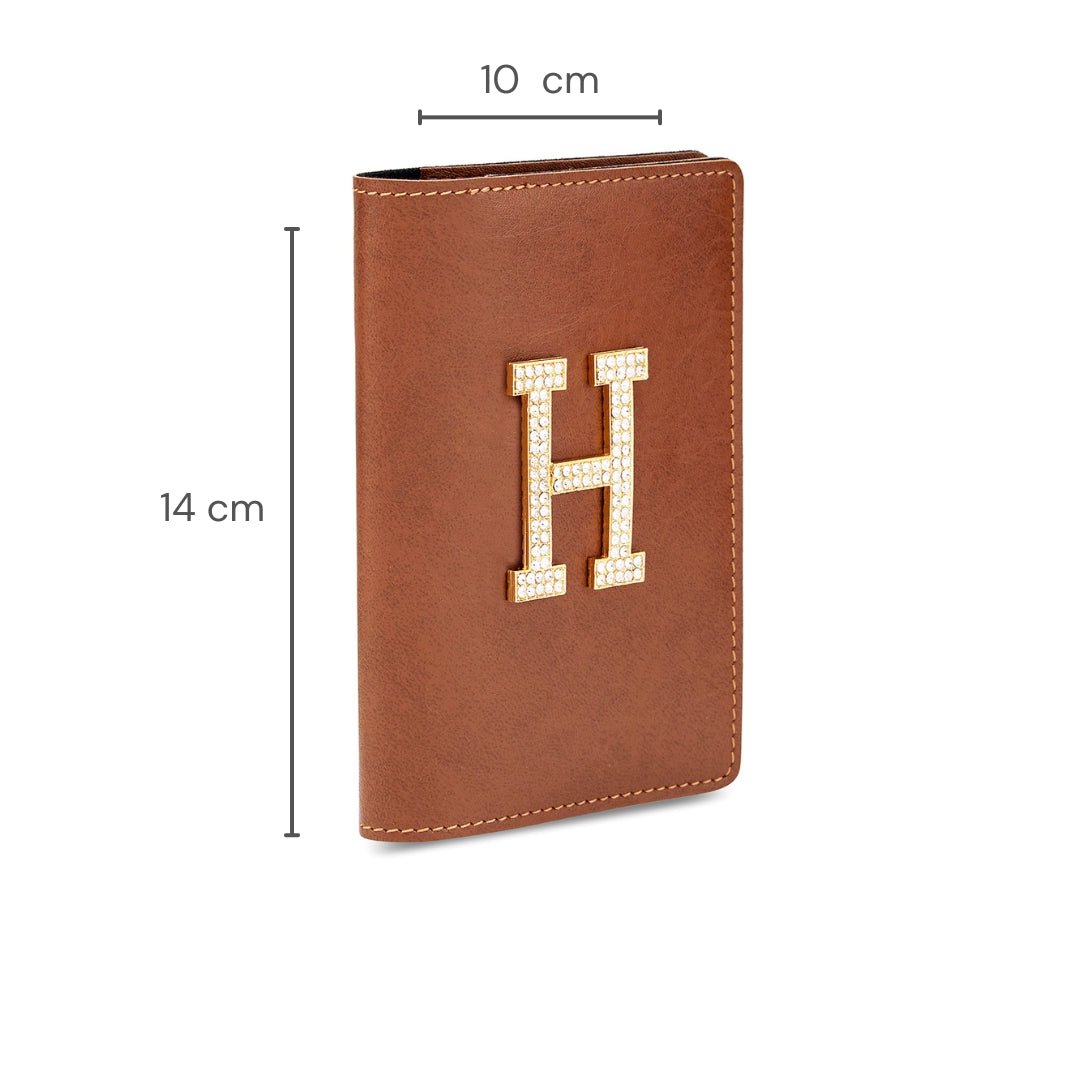Luxury Passport Holder - Brown - The Signature Box