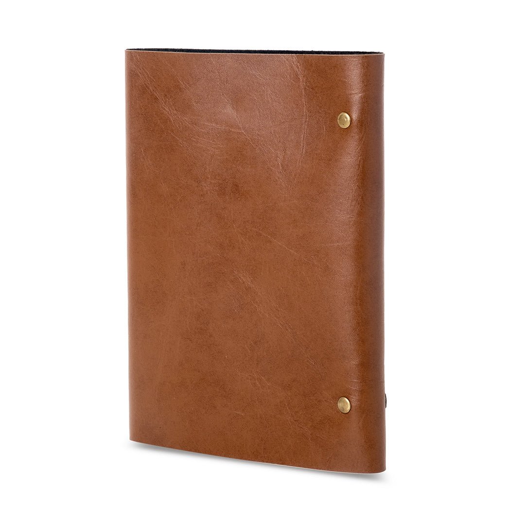 Personalised Diary With Button - Brown - The Signature Box