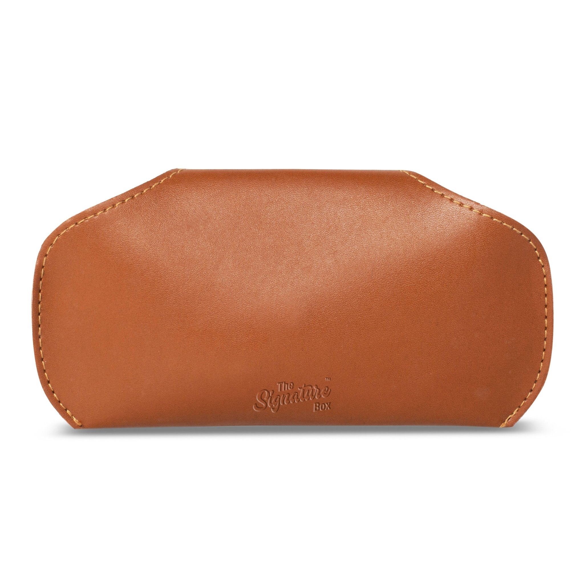 Personalised Eyewear Case - Brown - The Signature Box