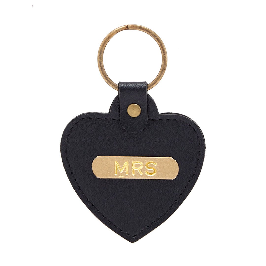 Personalised Heart Keychain Set of 2 - The Signature Box