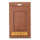 Personalised ID Card Holder - Brown - The Signature Box