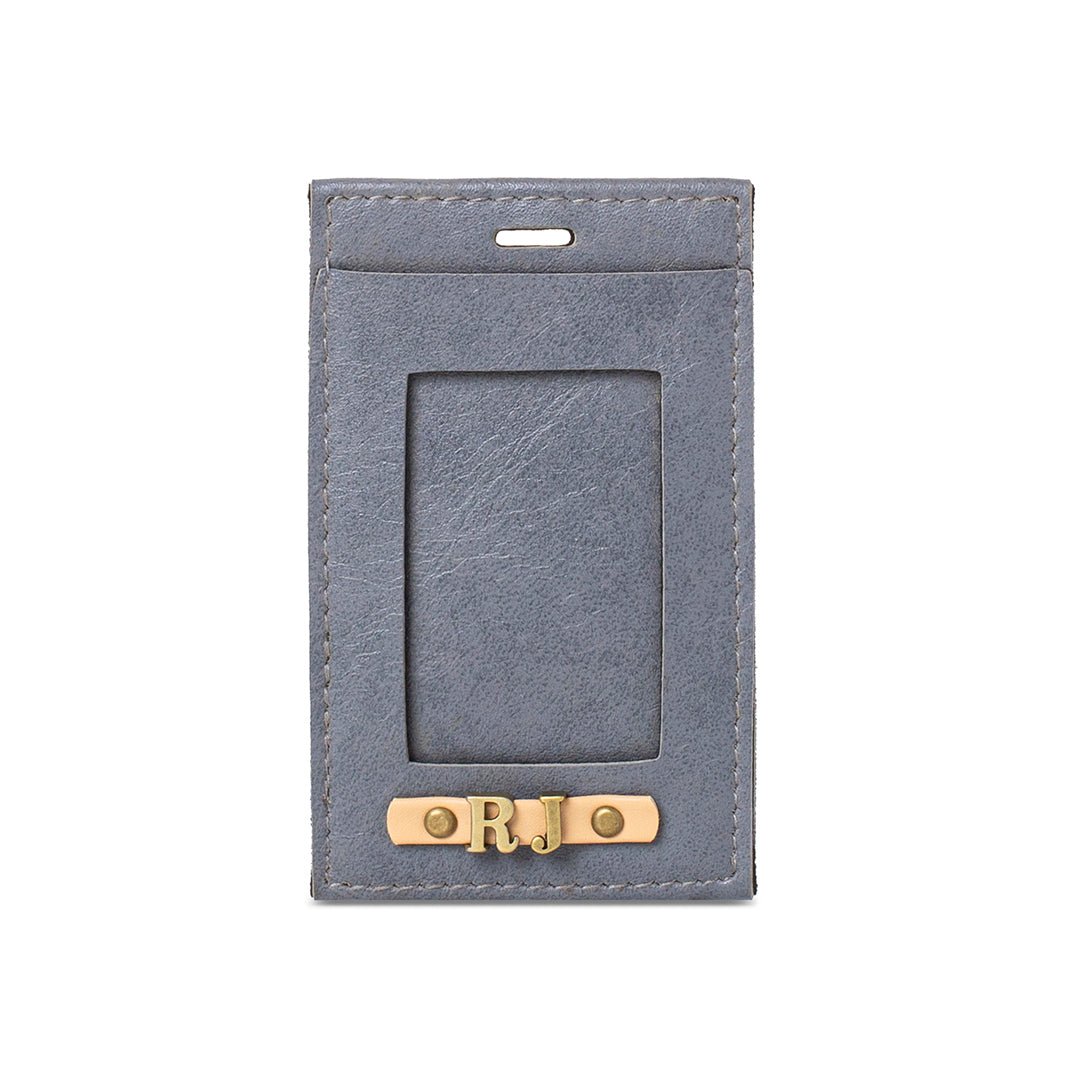 Personalised ID Card Holder - Brown - The Signature Box