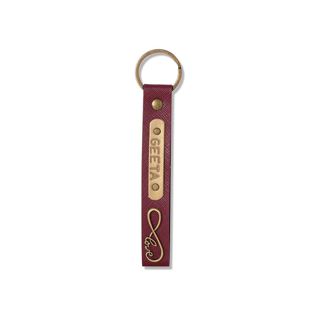 Personalised Keychain - Wine - The Signature Box