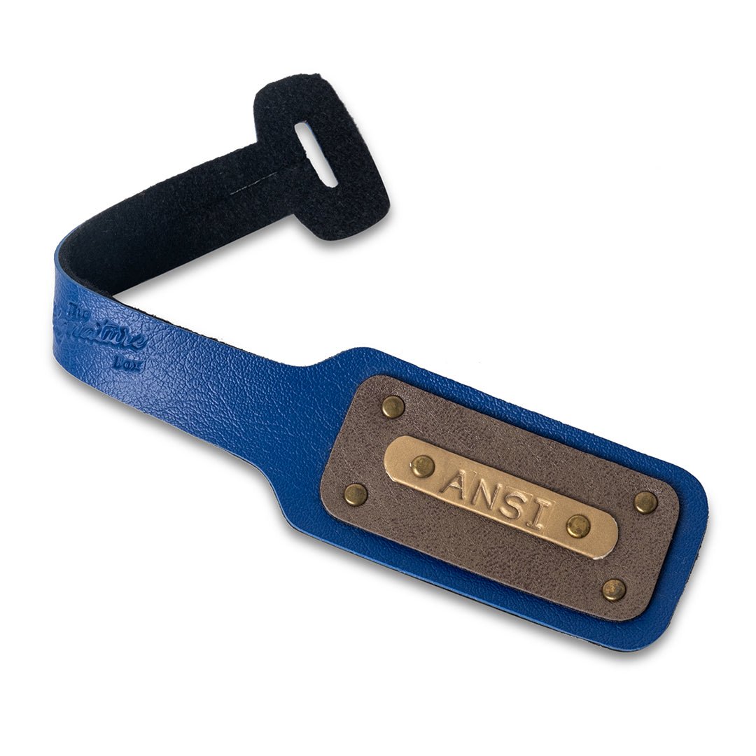 Personalised Luggage Tag - Dark Blue - The Signature Box