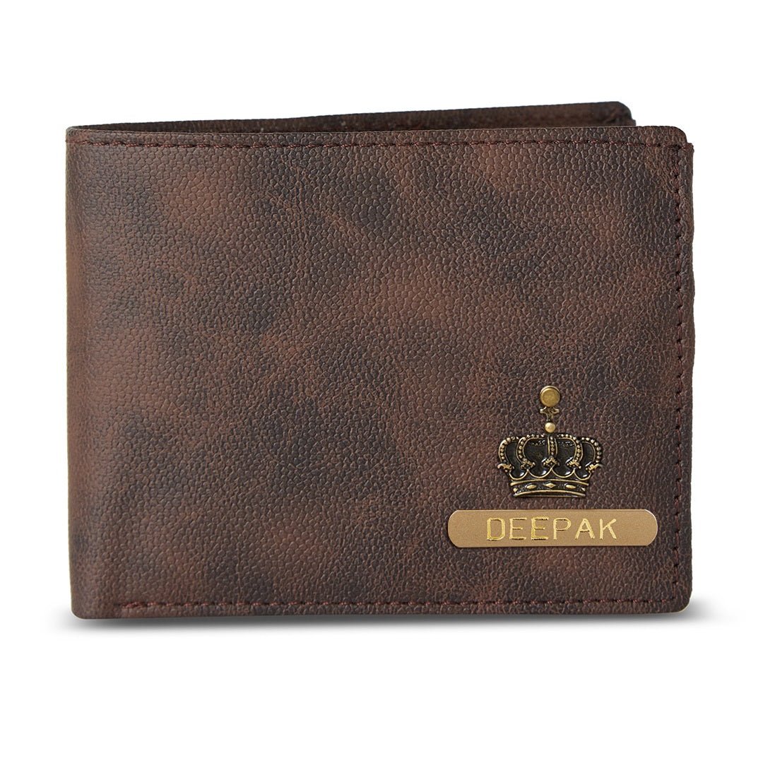 Personalised Men’s Wallet - Dark Brown - The Signature Box