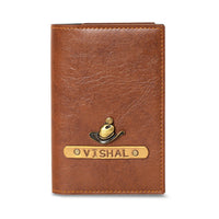 Personalised Passport Cover - Brown - The Signature Box