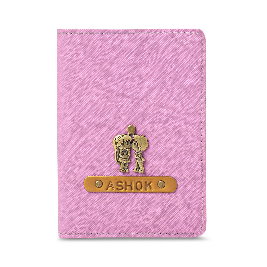 Personalised Passport Cover - Lilac - The Signature Box