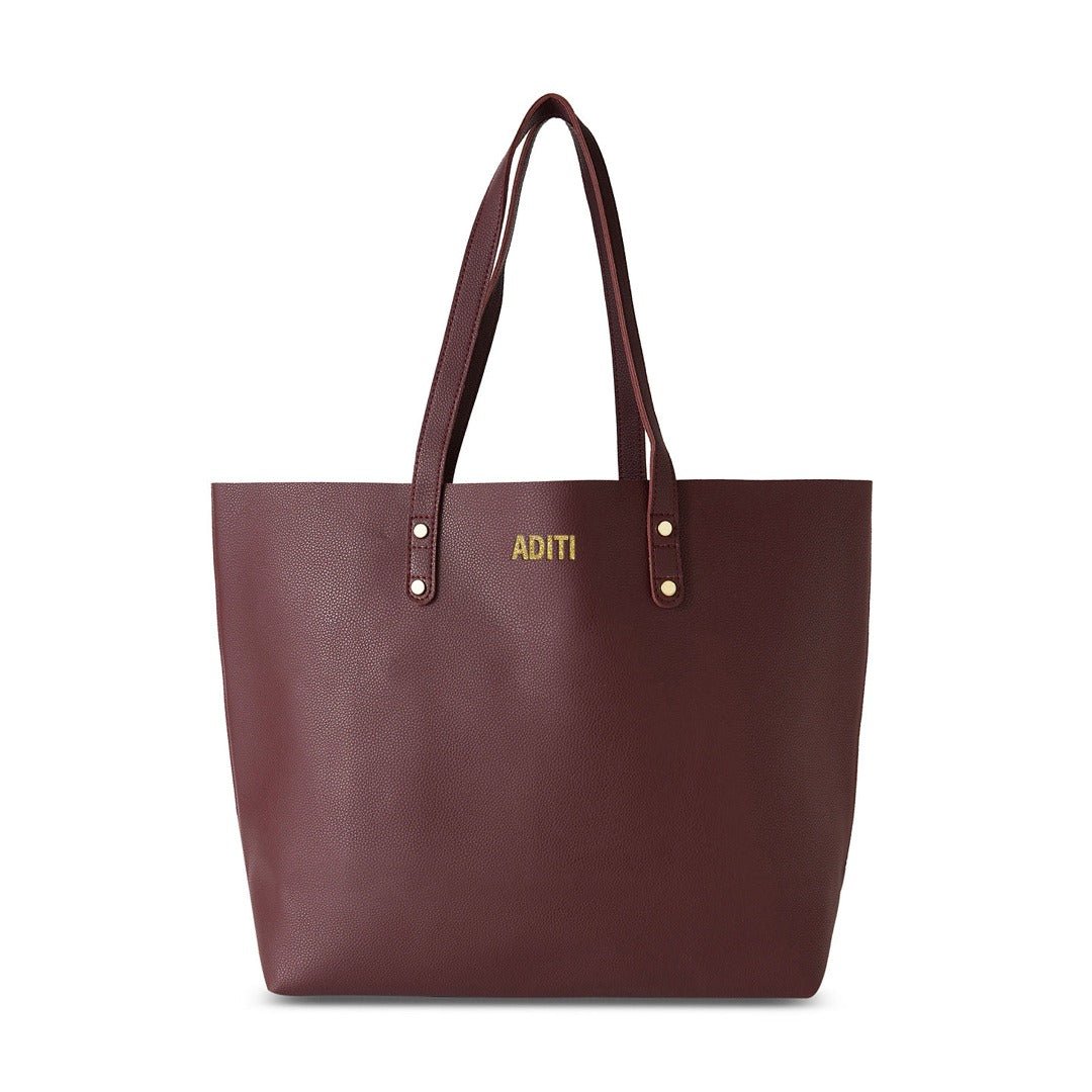 Personalised Tote Bag - Wine - The Signature Box