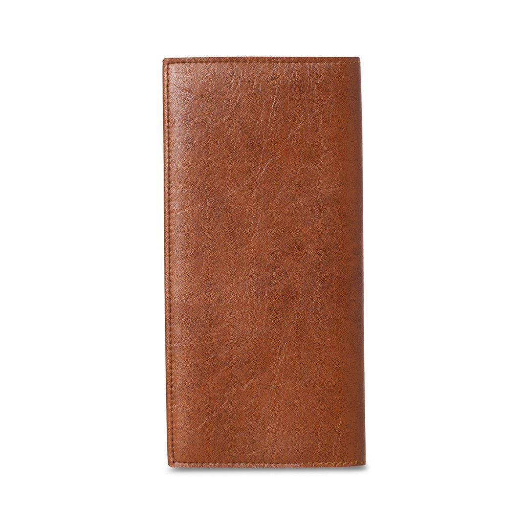 Personalised Travel Folder - Brown - The Signature Box