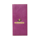 Personalised Travel Folder - Magenta - The Signature Box