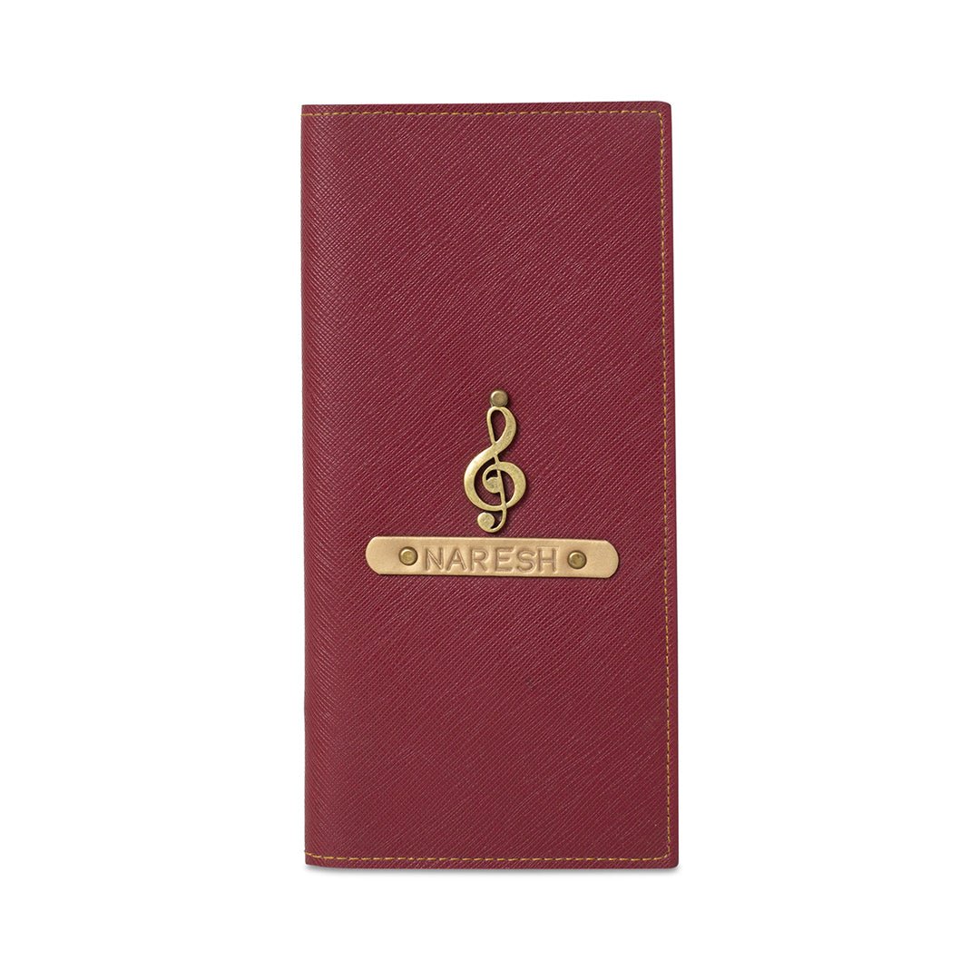 Personalised Travel Folder - Wine - The Signature Box