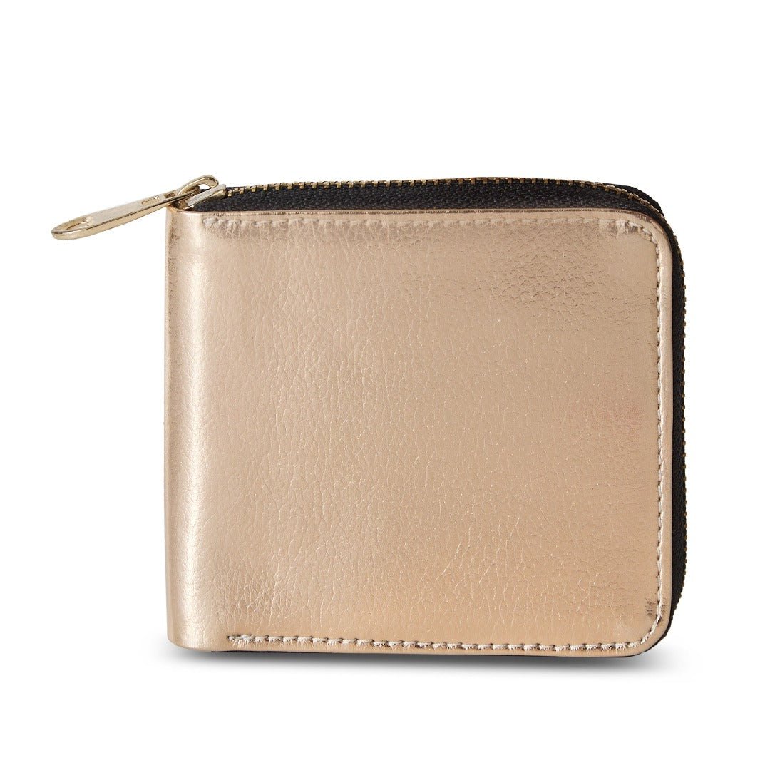 Personalised Women’s Wallet - Gold - The Signature Box