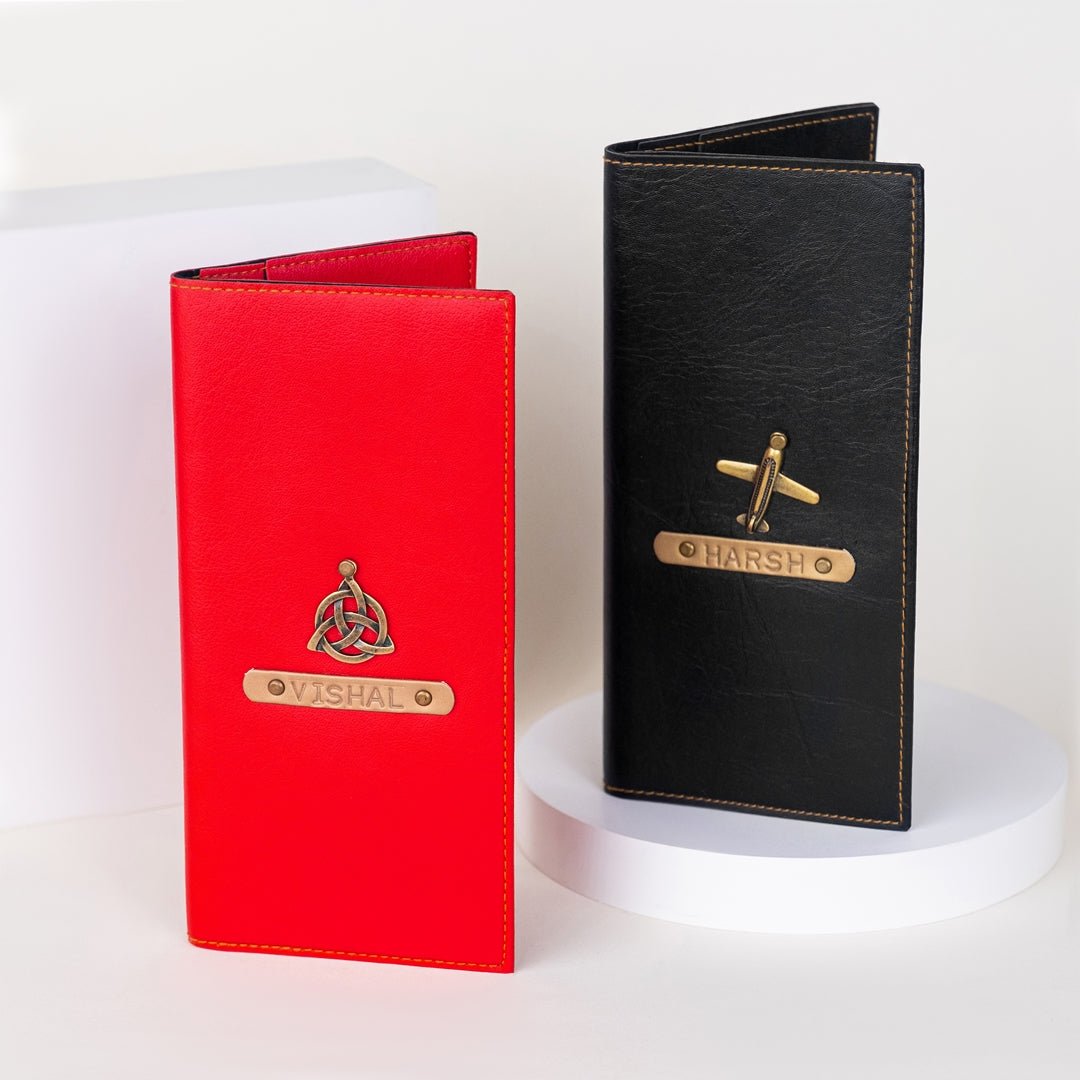 Personalized Couple Travel Folder - The Signature Box