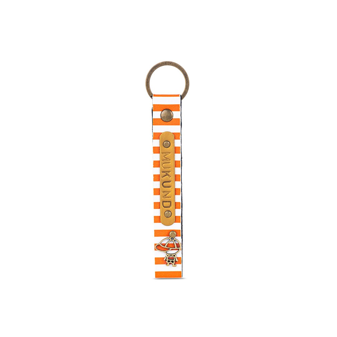 Printed Keychain - Orange Lining - The Signature Box
