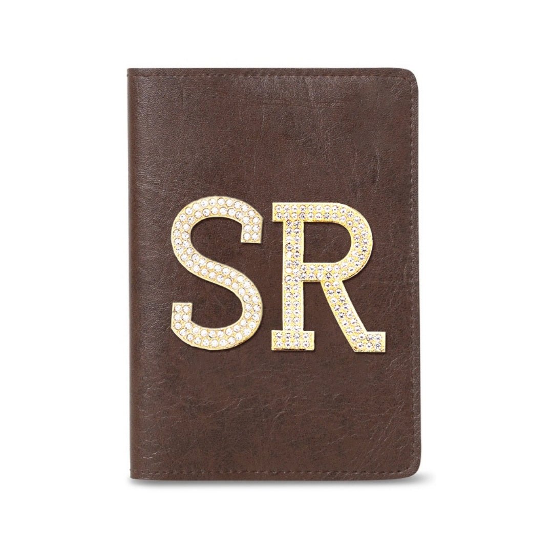 Luxury Passport Holder - Dark brown - The Signature Box