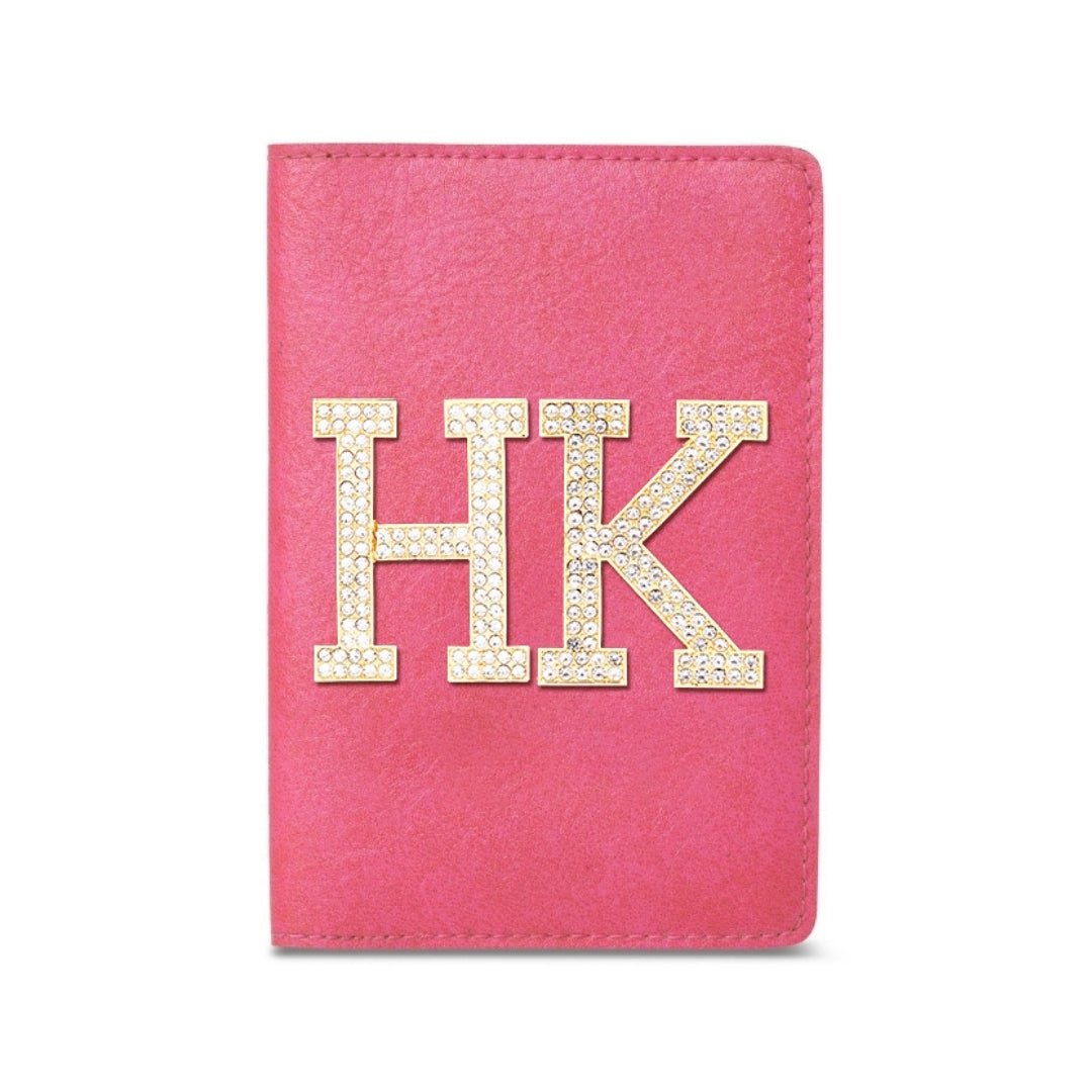 Luxury Passport Holder - Dark Pink - The Signature Box