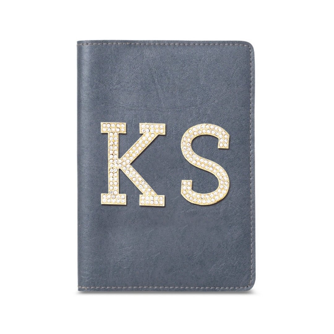 Luxury Passport Holder - Grey - The Signature Box