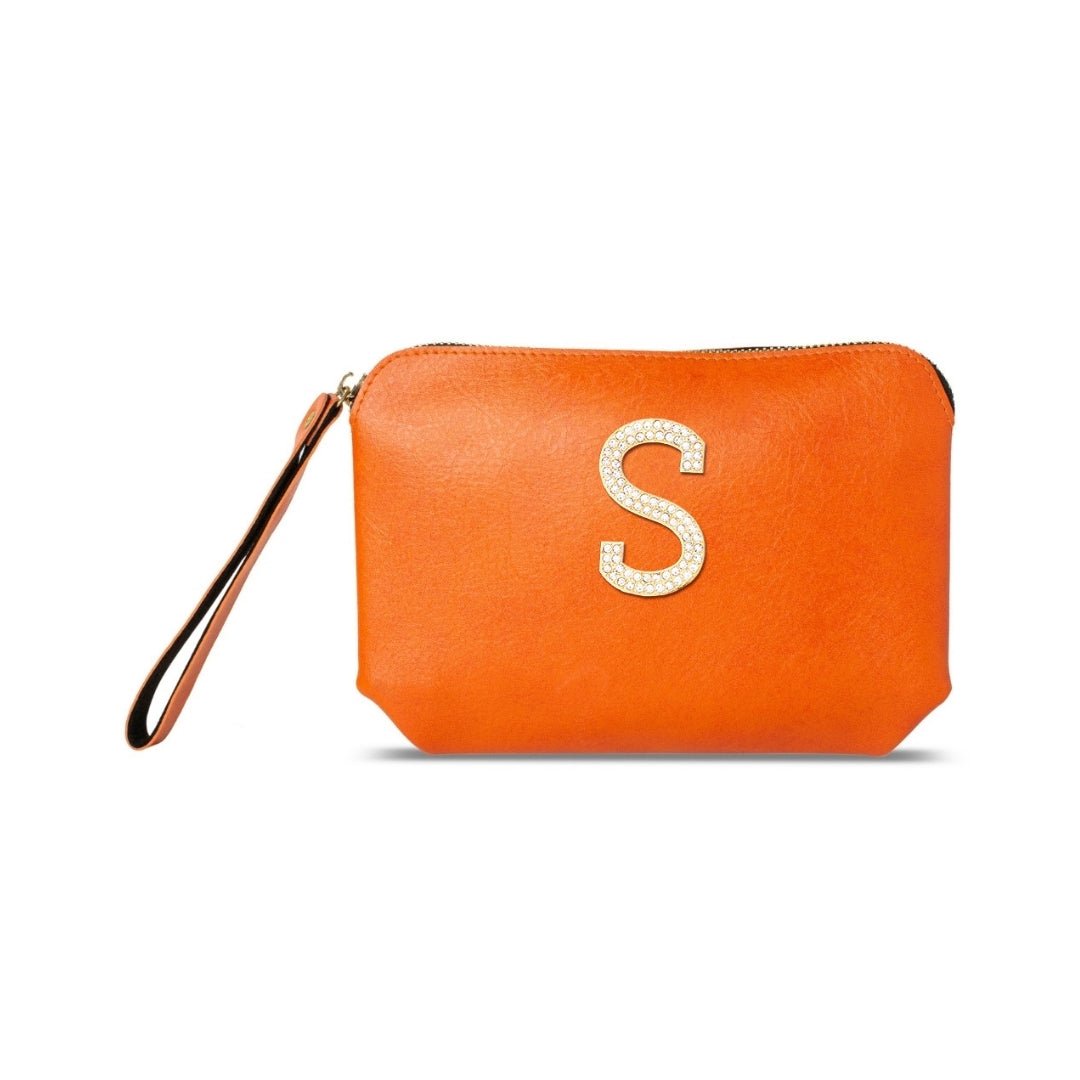Luxury Pouch - Orange - The Signature Box