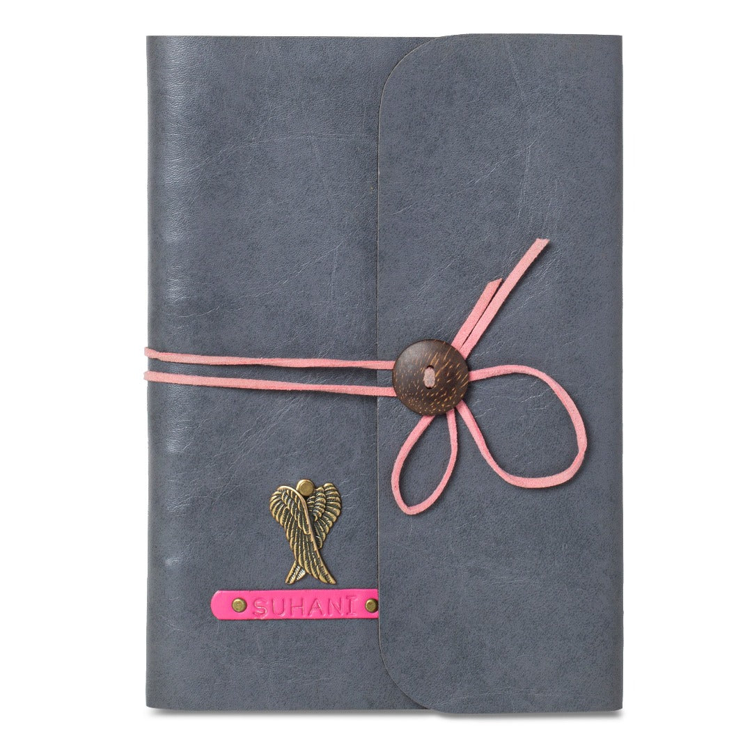 personalised diary with thread