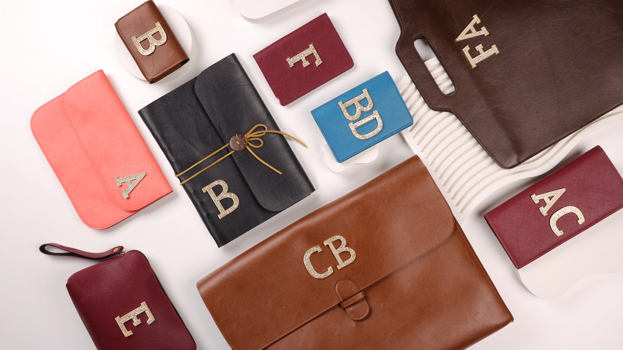 Crystal-Studded Alphabets - The Signature Box