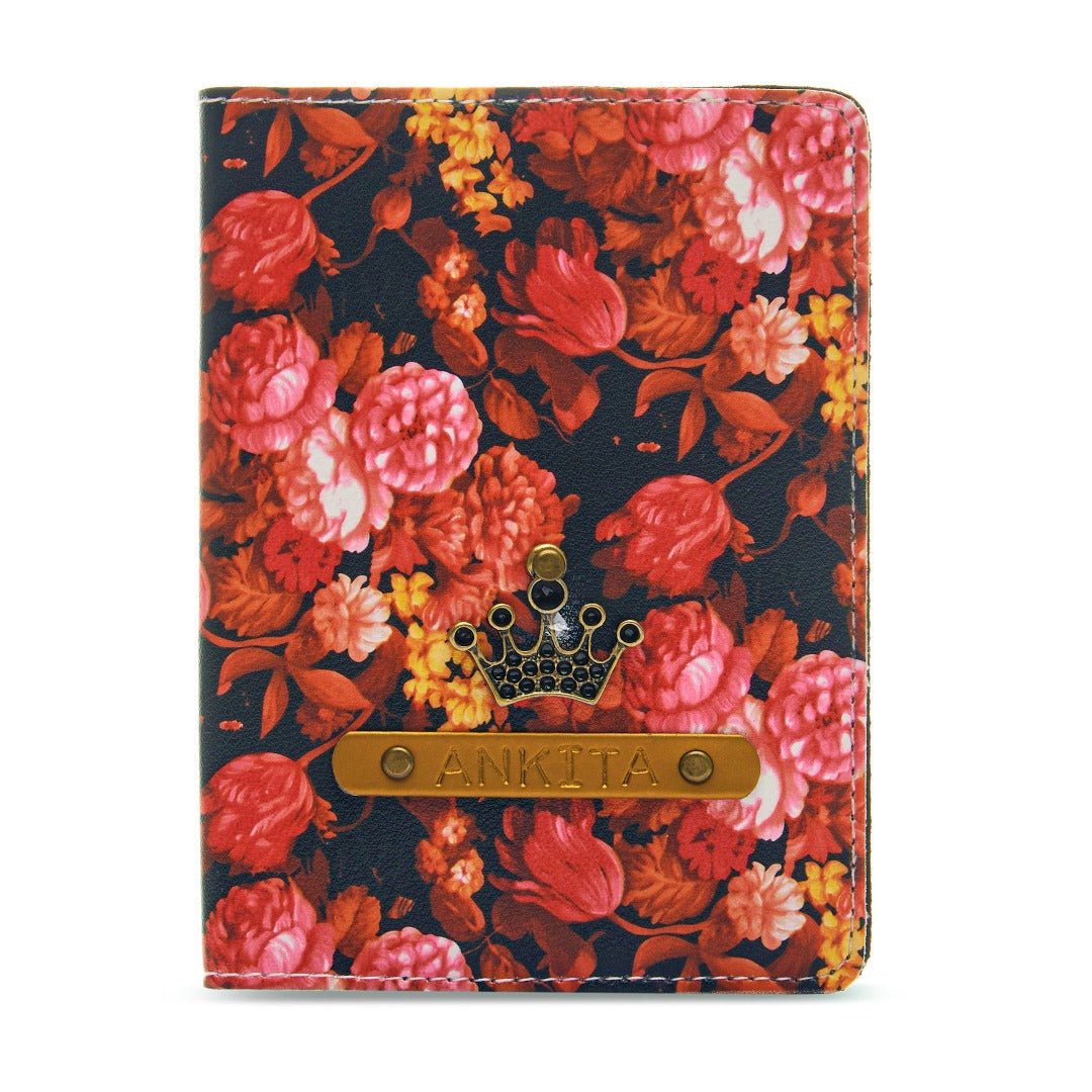Exclusive Passport Cover - Pink Floral - The Signature Box