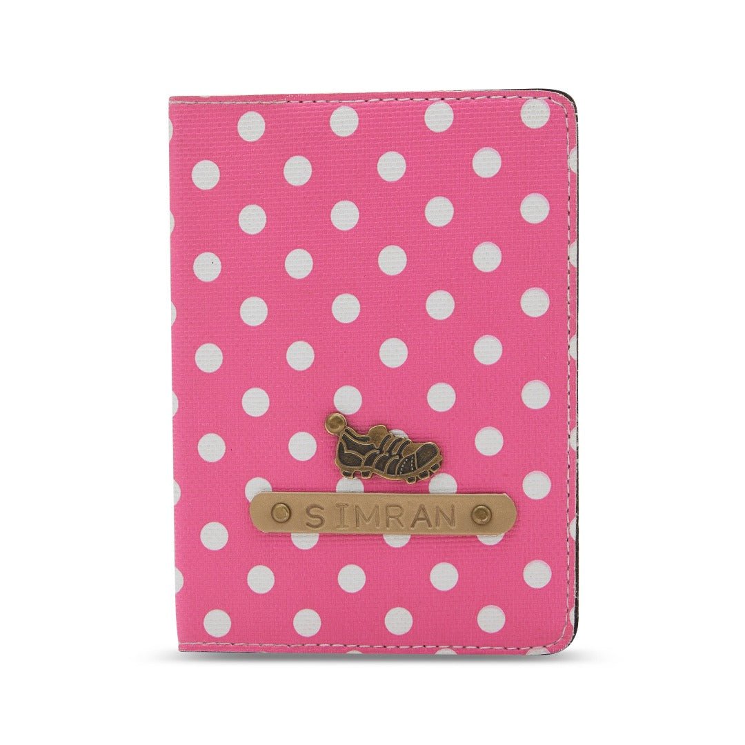 Exclusive Passport Cover - Pink Polka - The Signature Box