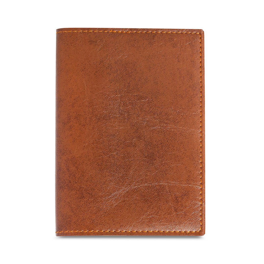 Luxury Passport Holder - Brown - The Signature Box
