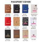 Passport Cover & Keychain Combo Set - The Signature Box