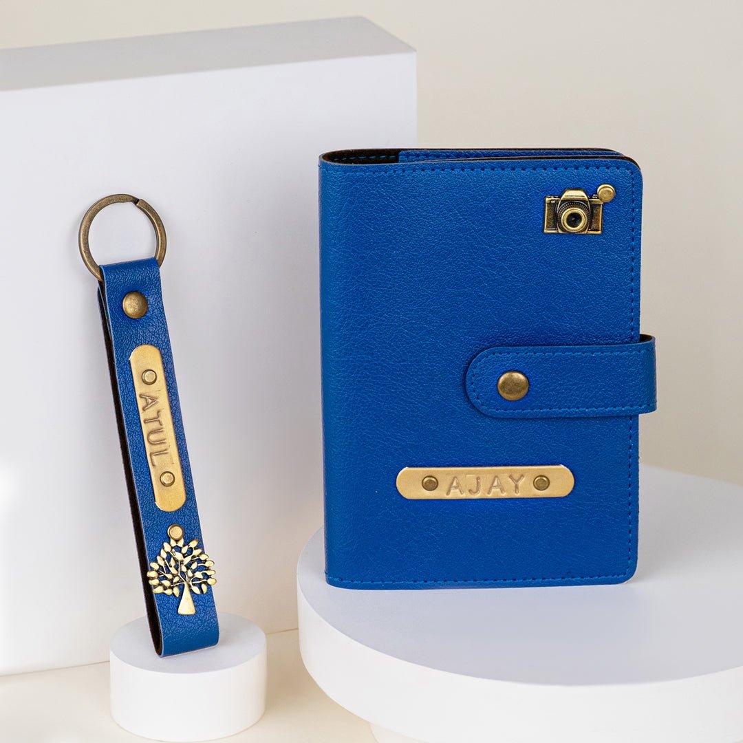 Passport Cover & Keychain Combo Set - The Signature Box