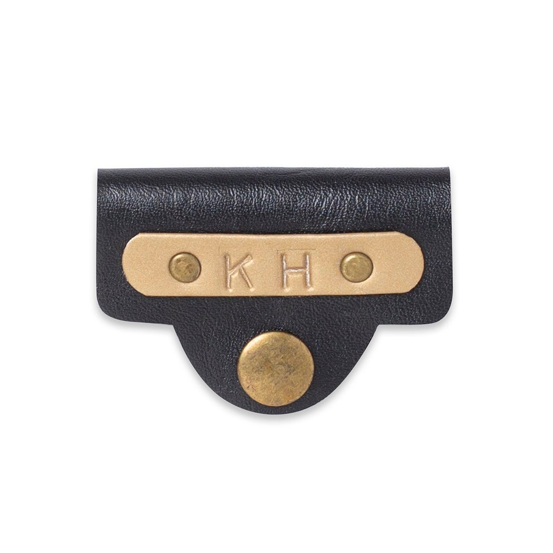 Personalised Earphone Holder - Black - The Signature Box