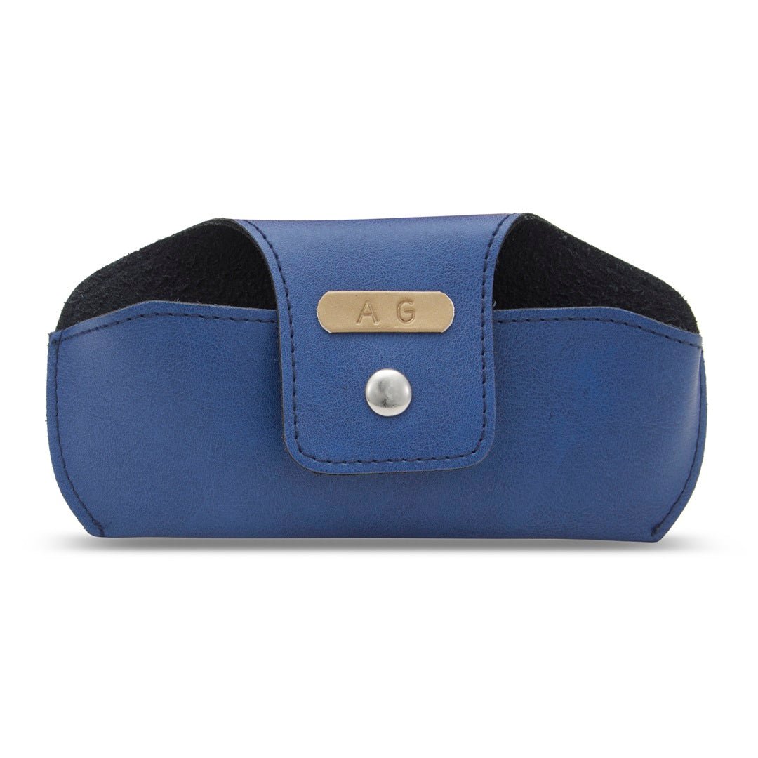 Personalised Eyewear Case - Dark Blue - The Signature Box