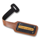 Personalised Luggage Tag - Brown with Black - The Signature Box