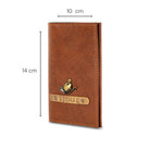 Personalised Passport Cover - Brown - The Signature Box