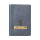 Personalised Passport Cover - Grey - The Signature Box