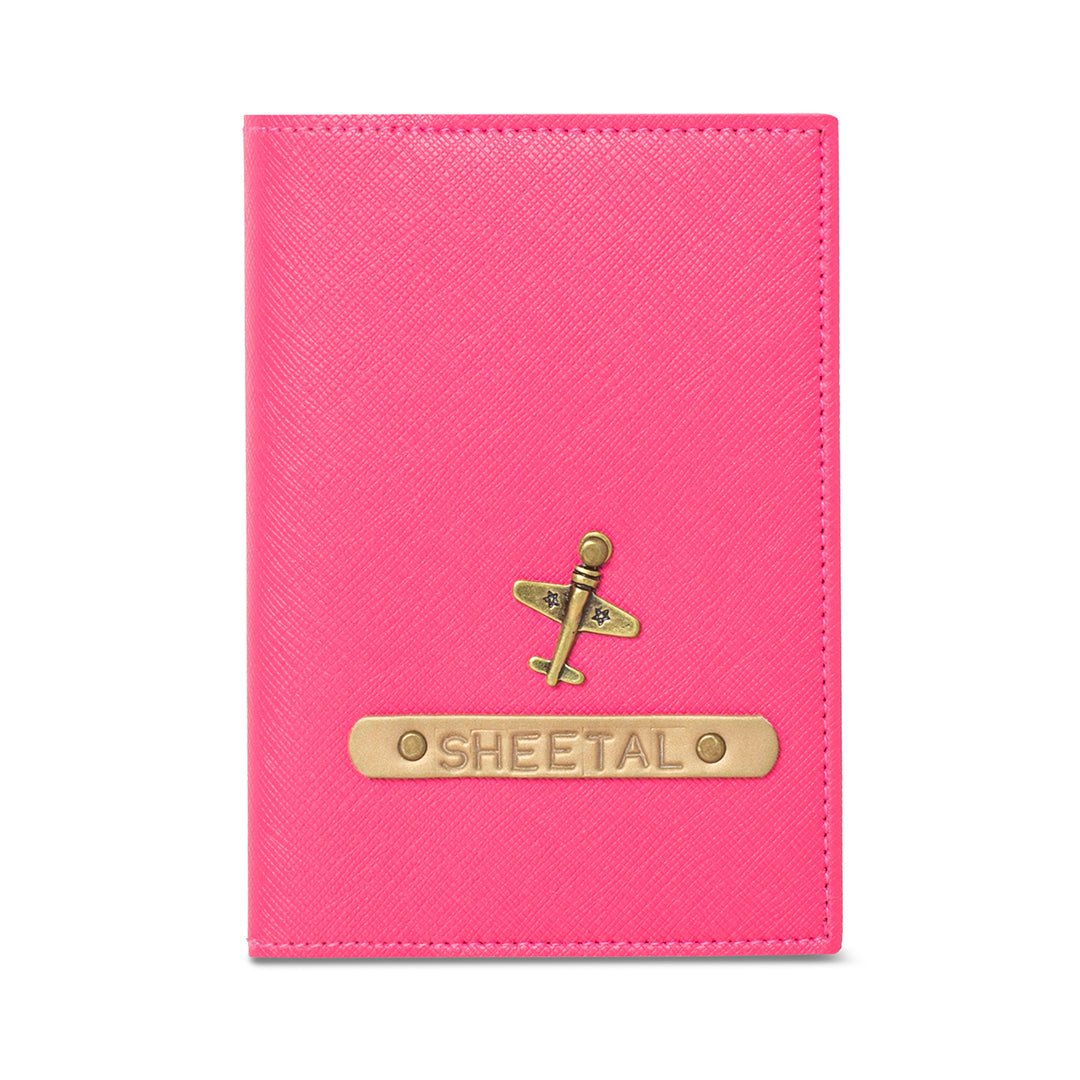 Nude handembroidered passport cover main image 1