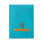 Personalised Passport Cover - Light Blue - The Signature Box
