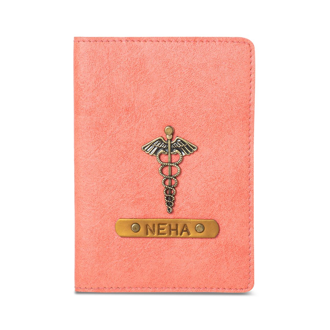 Personalised Passport Cover - Light Pink - The Signature Box