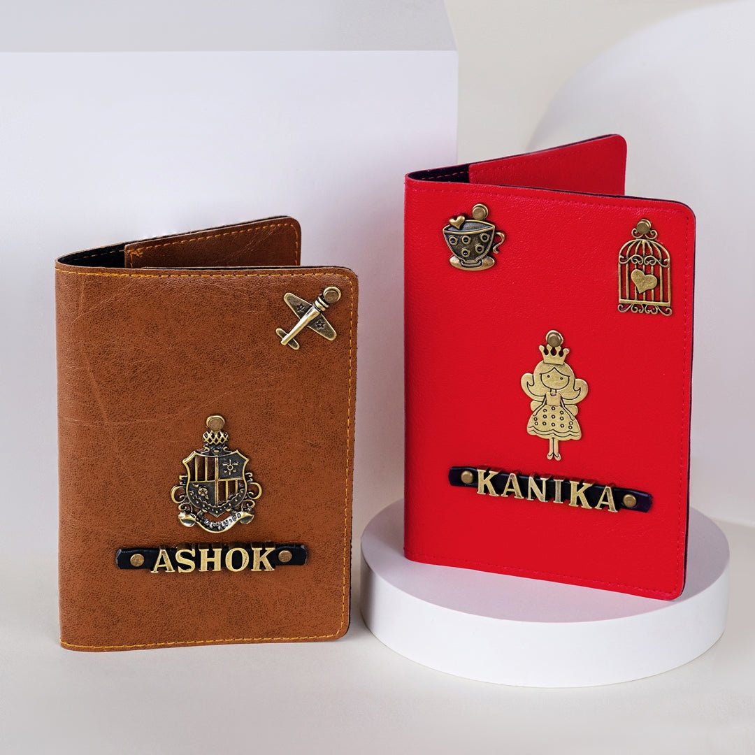 Personalised Passport Covers (Set of 4) - The Signature Box