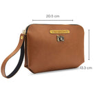 Personalised Pouch - Brown - The Signature Box