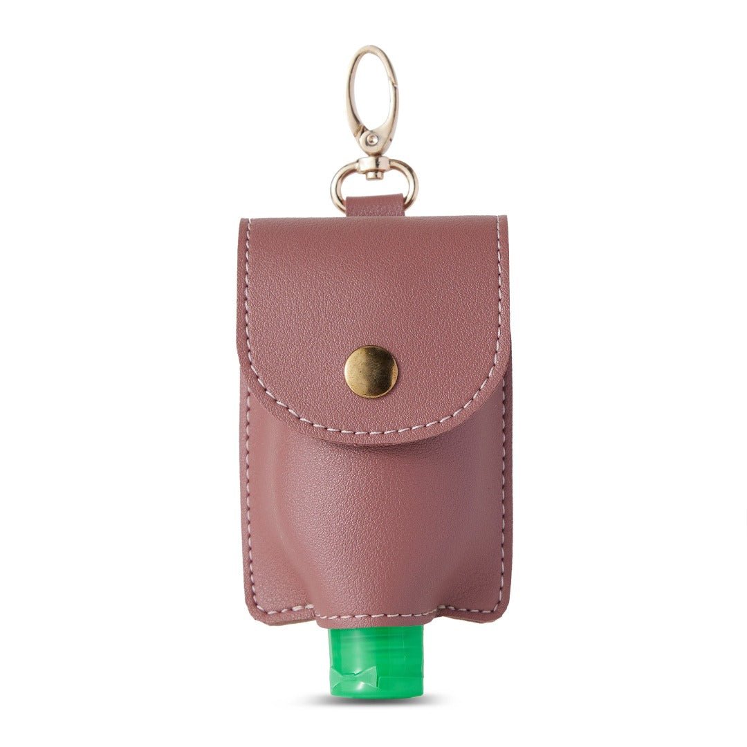 Personalised Sanitizer Pouch - Brown - The Signature Box