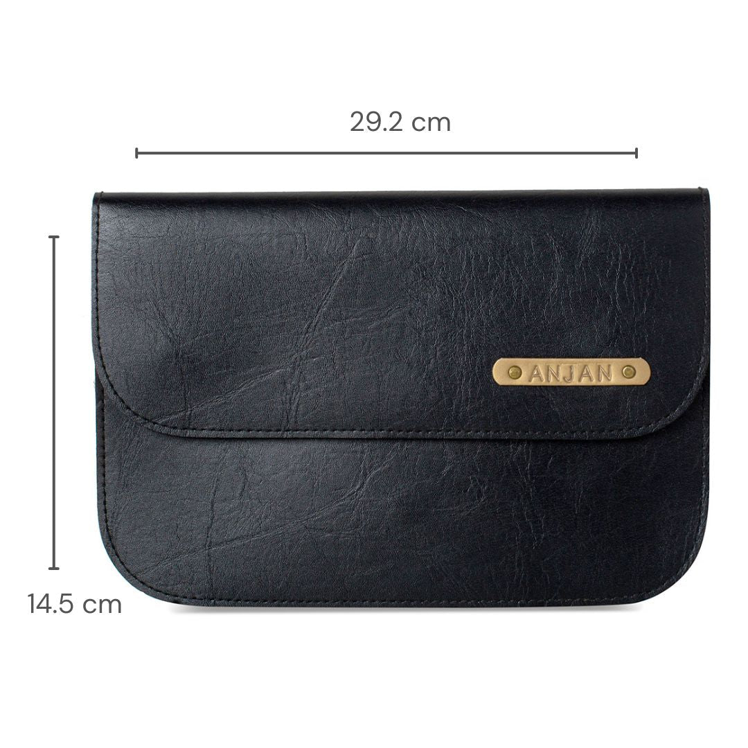 personalised sling bag black 114018