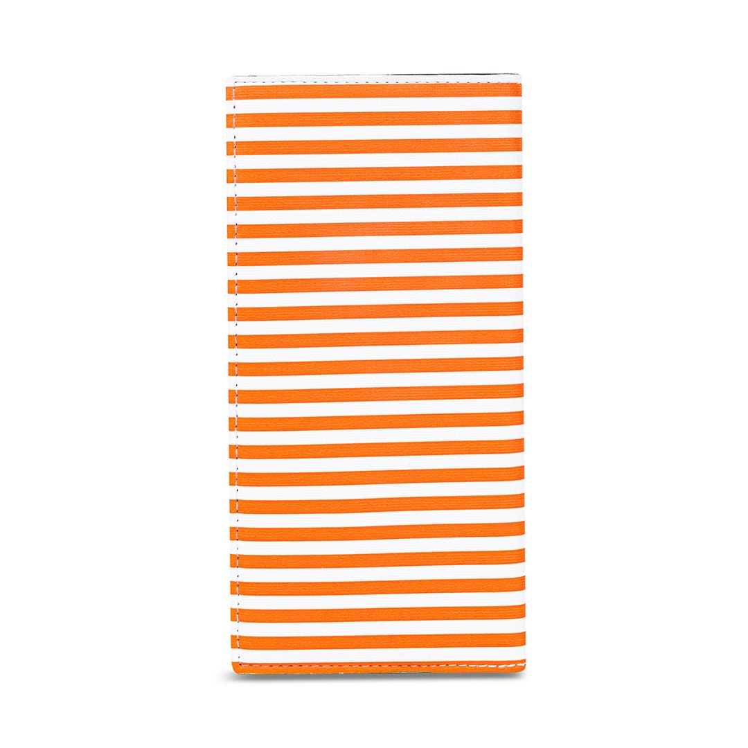 Printed Travel Folder - Orange Lining - The Signature Box